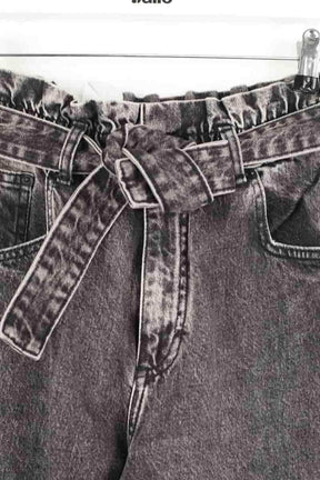Jean droit Maje Noir en Coton