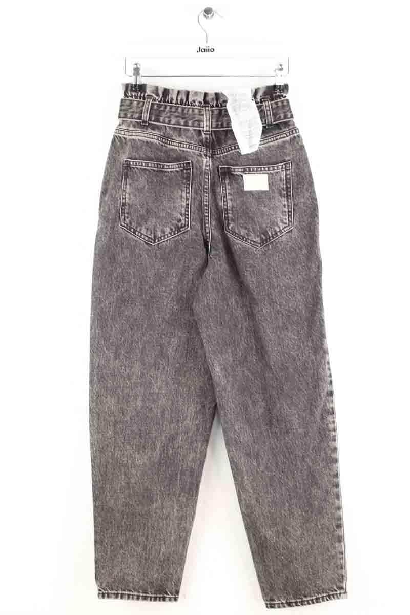 Jean droit Maje Noir en Coton