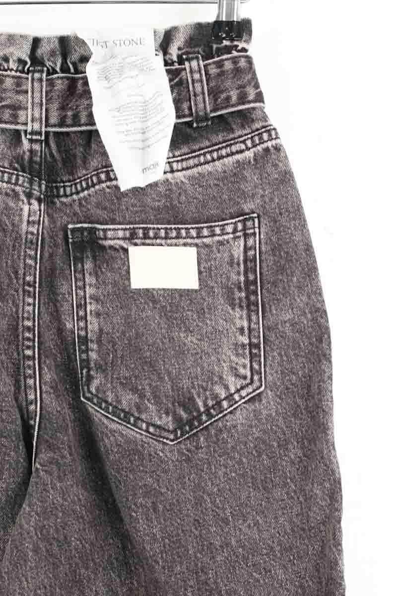 Jean droit Maje Noir en Coton