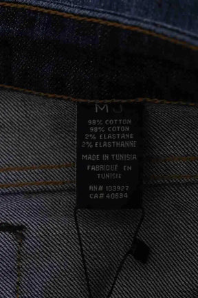 Jean droit Marc By Marc Jacobs Bleu en Coton