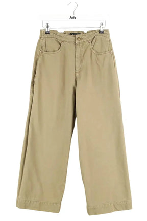 Jean droit Mes Demoiselles Carly Kaki en Coton, taille M - Seconde Main