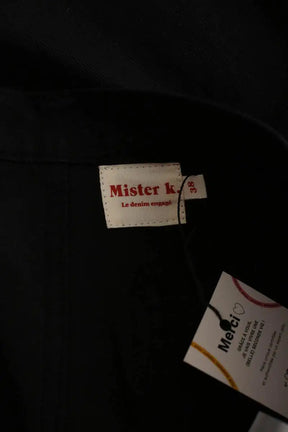 Jean droit Mister K Noir en Coton