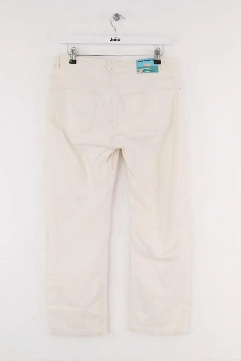 Jean droit Modetrotter Blanc en Coton