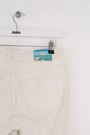 Jean droit Modetrotter Blanc en Coton