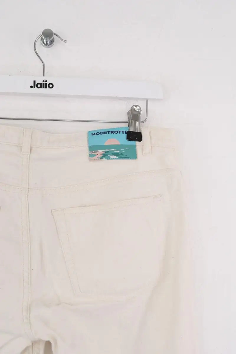 Jean droit Modetrotter Blanc en Coton
