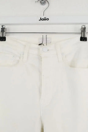 Jean droit Mother Blanc en Coton