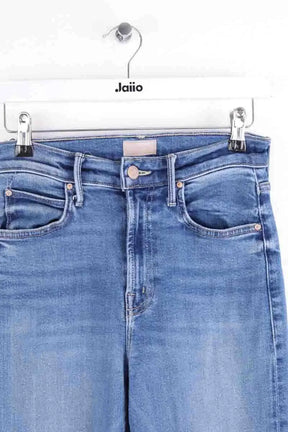 Jean droit Mother Bleu en Coton