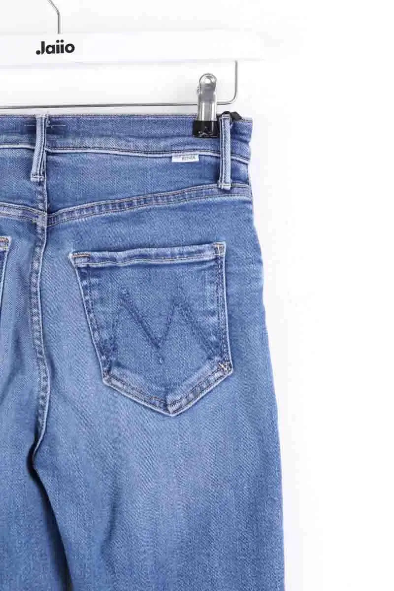 Jean droit Mother Bleu en Coton