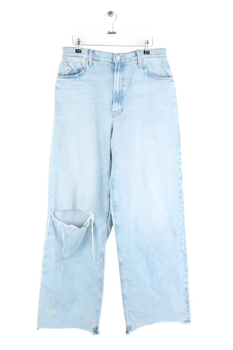 Jean droit Mother Bleu en Coton, taille XL - Seconde Main