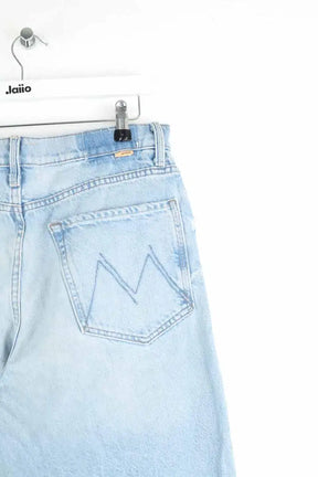Jean droit Mother Bleu en Coton