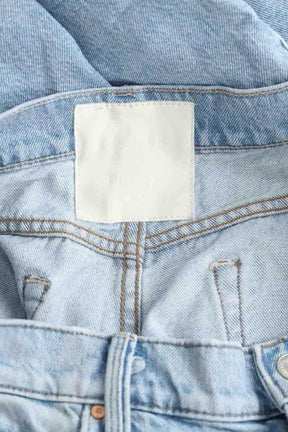 Jean droit Mother Bleu en Coton