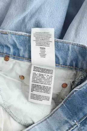 Jean droit Mother Bleu en Coton