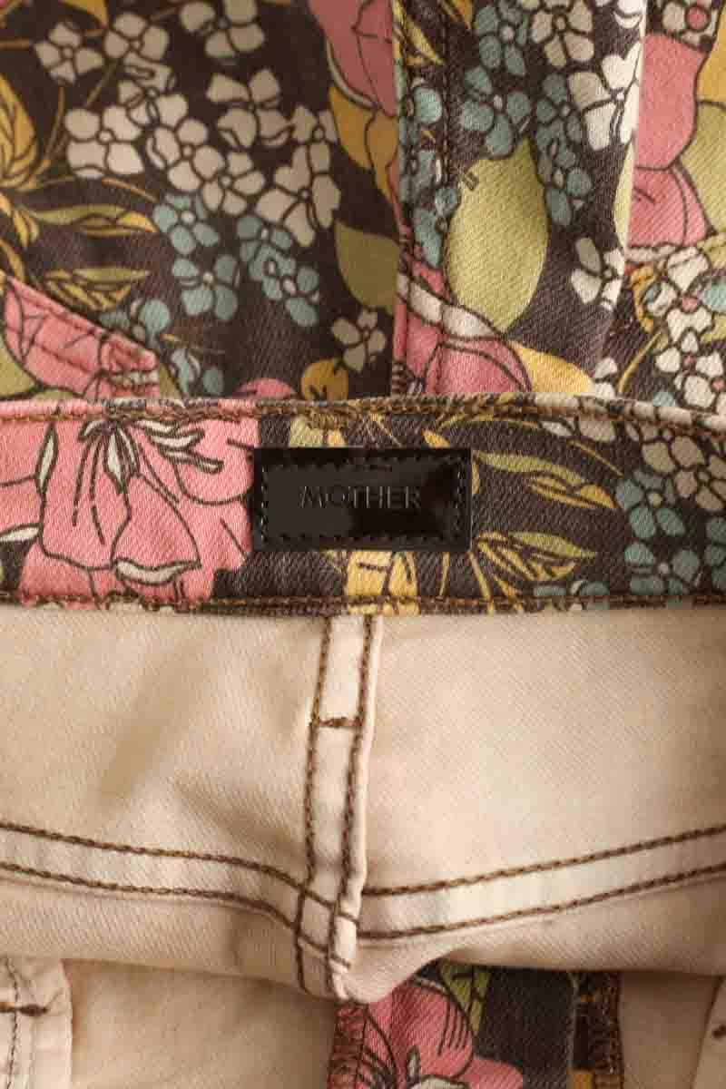 Jean droit Mother Multicolore en Coton