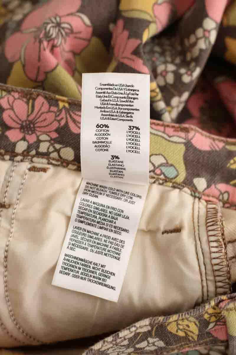 Jean droit Mother Multicolore en Coton
