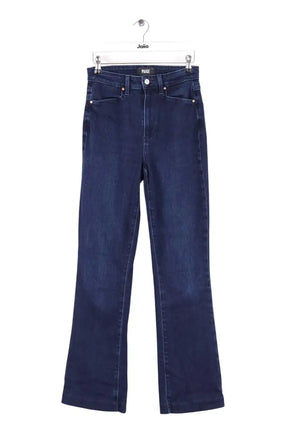 Jean droit Paige Bleu en Coton, taille XS - Seconde Main