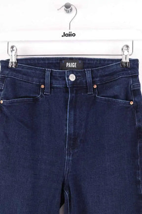 Jean droit Paige Bleu en Coton