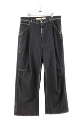 Jean droit PDF Channel Noir en Coton, taille XL - Seconde Main