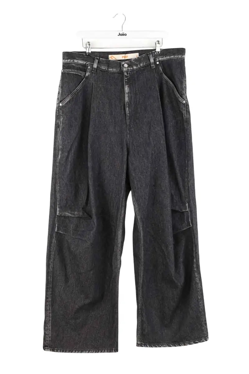 Jean droit PDF Channel Noir en Coton, taille XL - Seconde Main