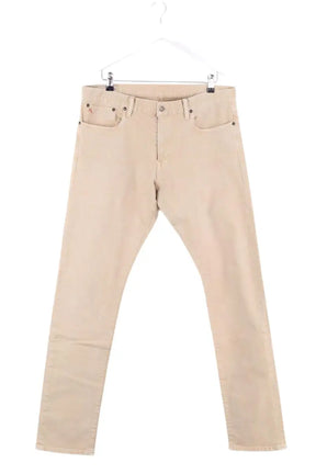 Jean droit Ralph Lauren Beige en Coton, taille M - Seconde Main