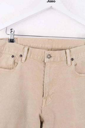 Jean droit Ralph Lauren Beige en Coton