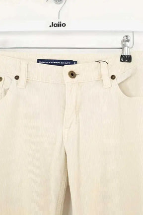 Jean droit Ralph Lauren Ecru en Coton