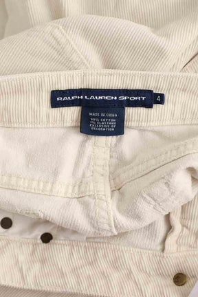 Jean droit Ralph Lauren Ecru en Coton