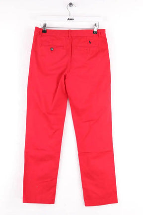 Jean droit Ralph Lauren Rouge en Coton