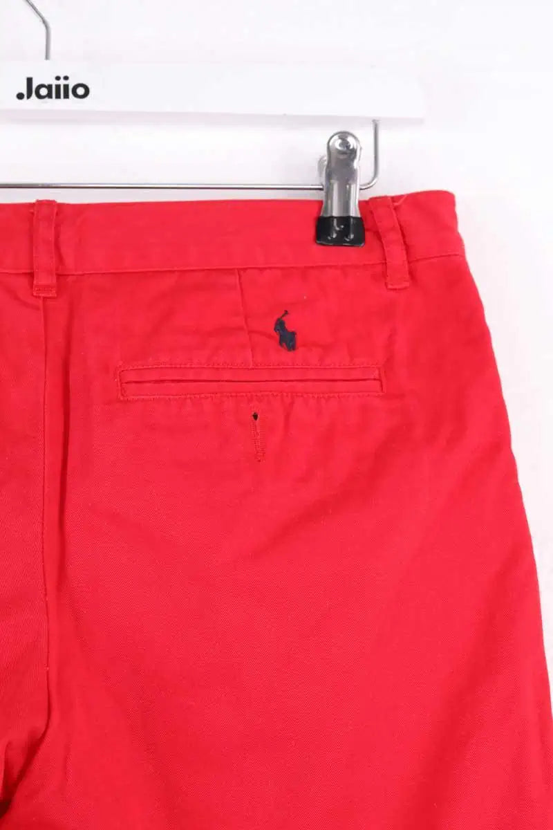 Jean droit Ralph Lauren Rouge en Coton
