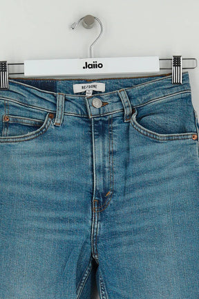 Jean droit RE/DONE Bleu en Coton