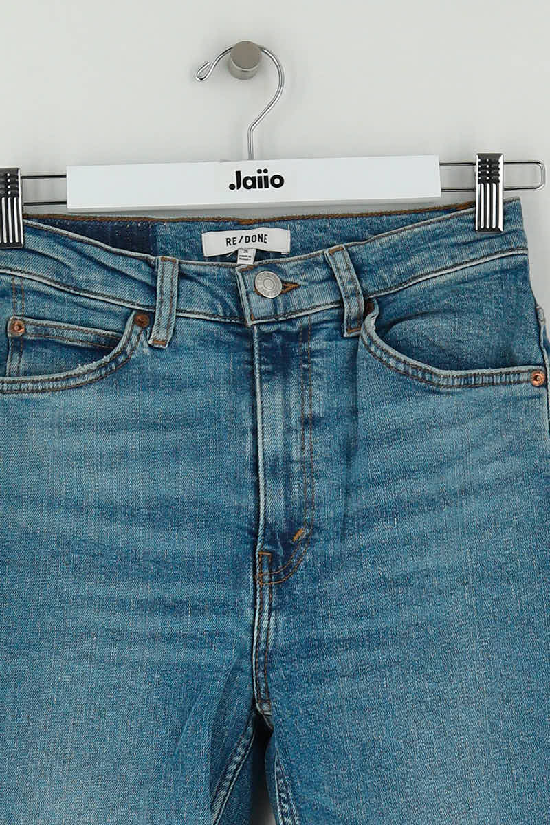 Jean droit RE/DONE Bleu en Coton