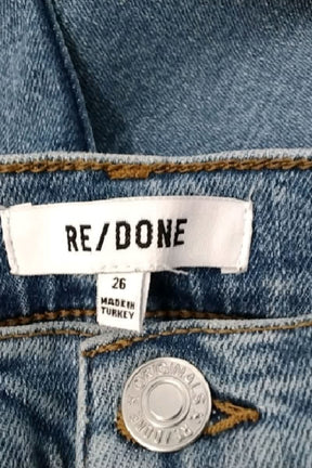 Jean droit RE/DONE Bleu en Coton