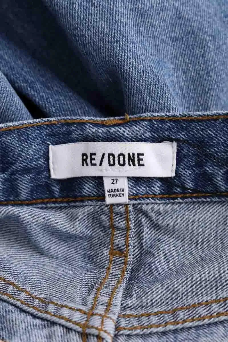 Jean droit RE/DONE Bleu en Coton