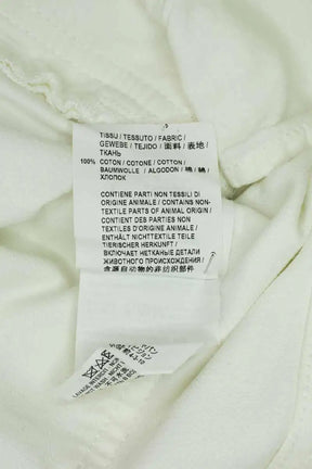 Jean droit Saint Laurent Blanc en Coton