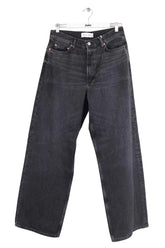 Jean droit Samsoe Samsoe Noir en Coton, taille S - Seconde Main