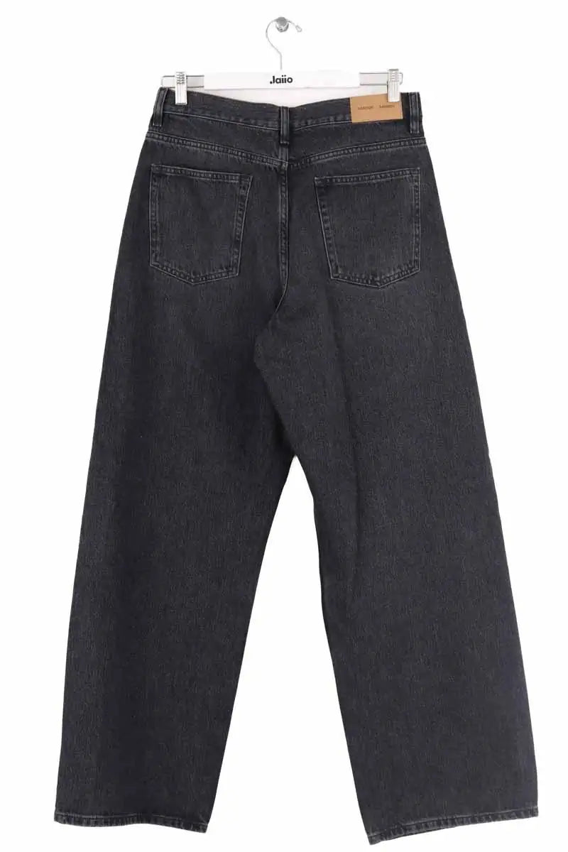 Jean droit Samsoe Samsoe Noir en Coton