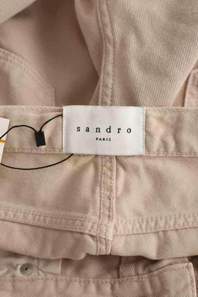 Jean droit Sandro Beige en Coton