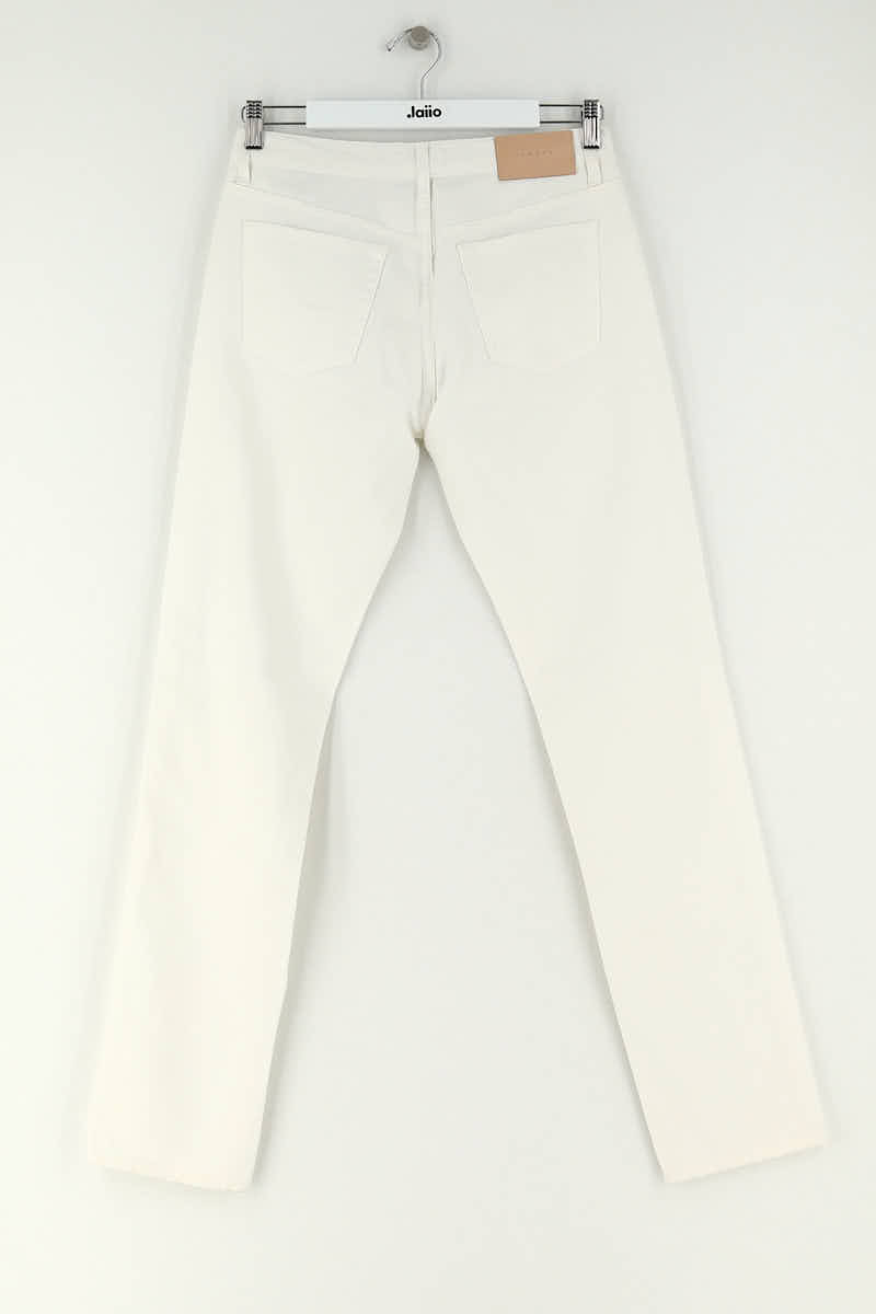 Jean droit Sandro Blanc en Coton