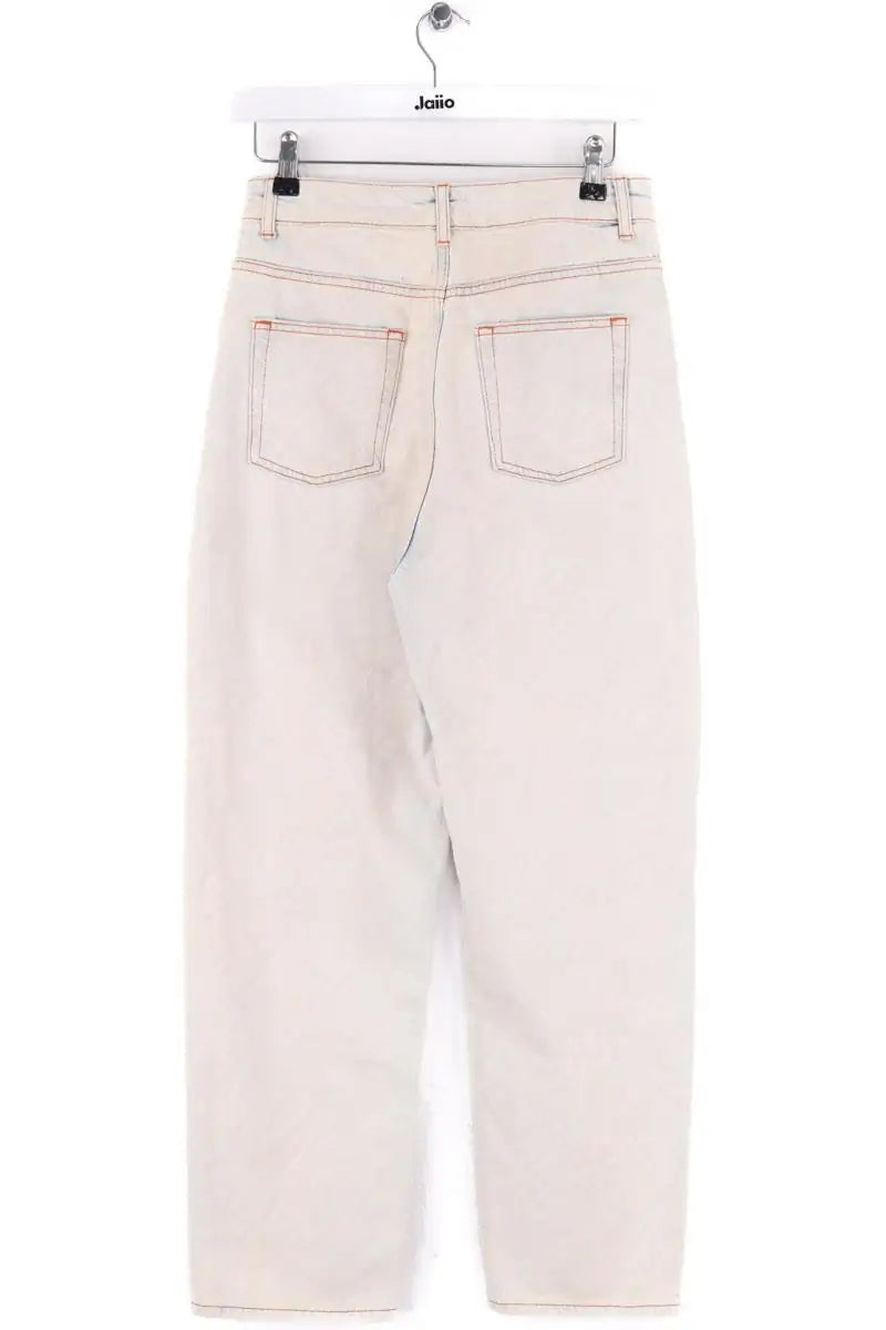 Jean droit Sandro Blanc en Coton