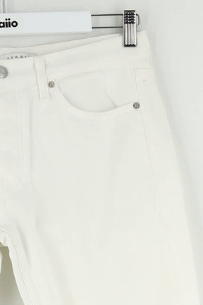 Jean droit Sandro Blanc en Coton