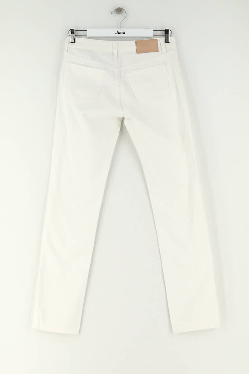 Jean droit Sandro Blanc en Coton