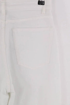 Jean droit Sandro Blanc en Coton