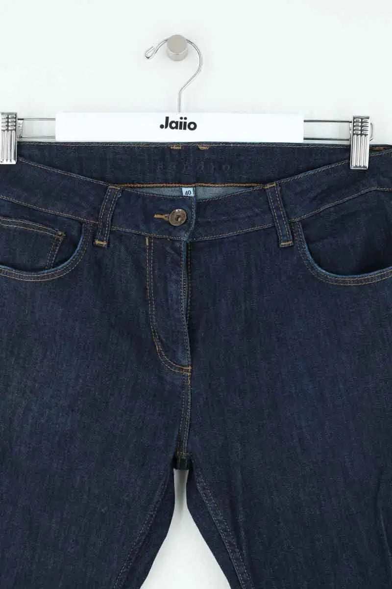 Jean droit Sandro Bleu en Coton