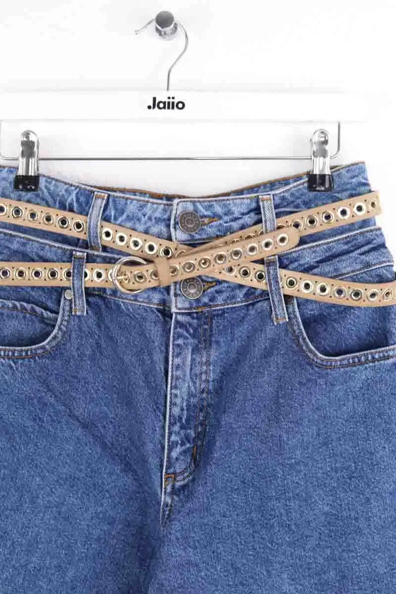 Jean droit Sandro Bleu en Coton