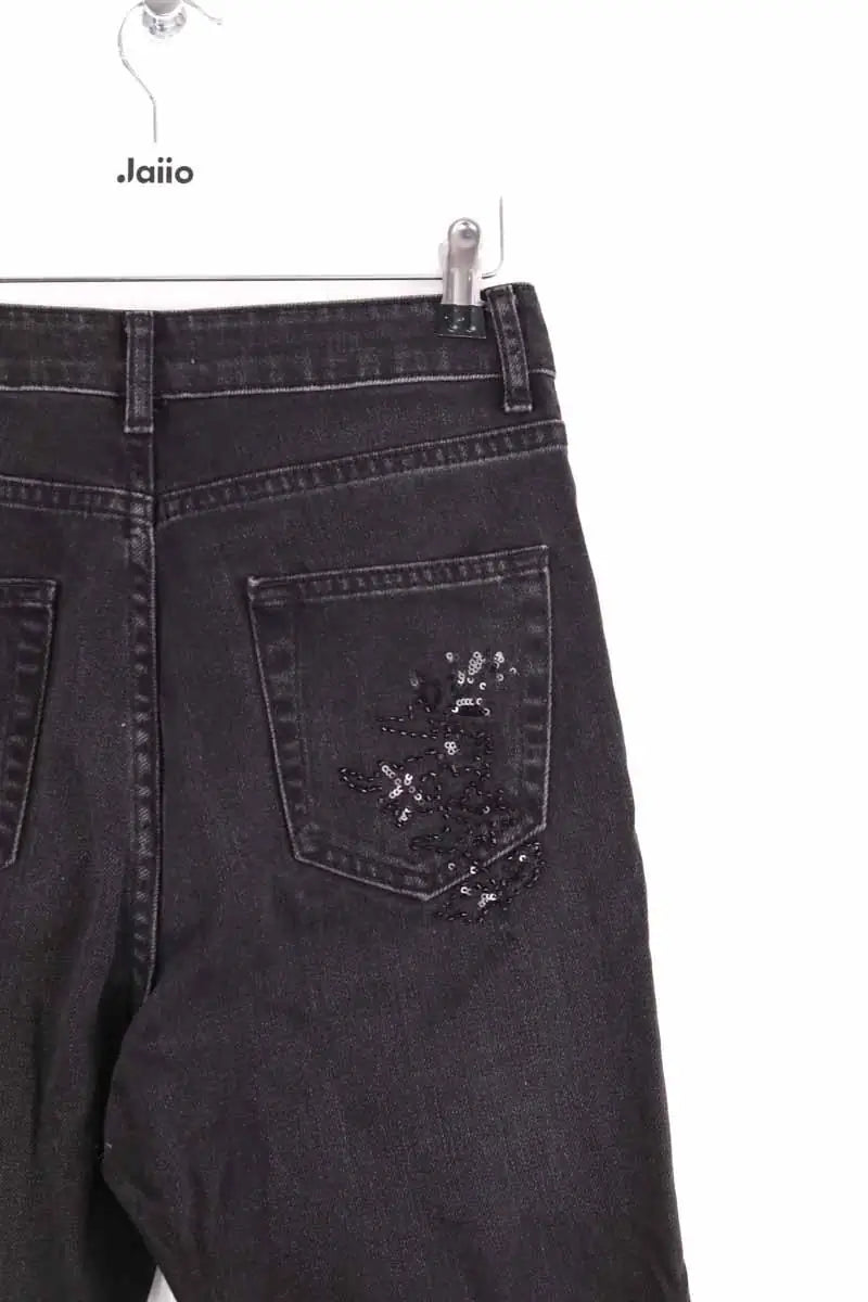 Jean droit Sandro Gris en Coton