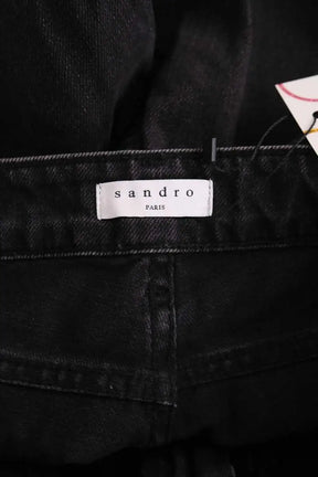 Jean droit Sandro Gris en Coton