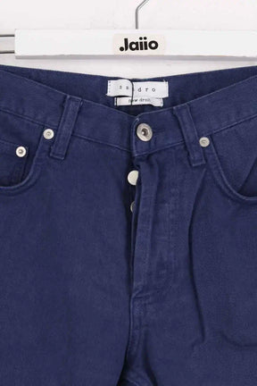 Jean droit Sandro Marine en Coton
