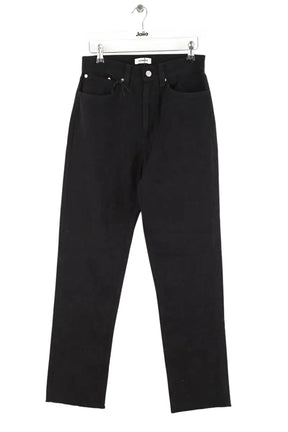 Jean droit Sandro Noir en Coton, taille S - Seconde Main
