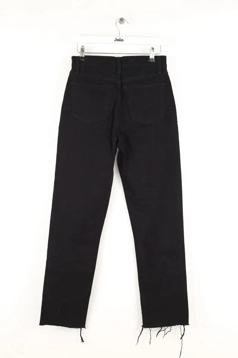 Jean droit Sandro Noir en Coton