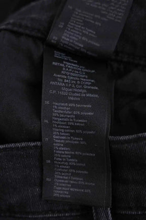 Jean droit Sandro Noir en Coton