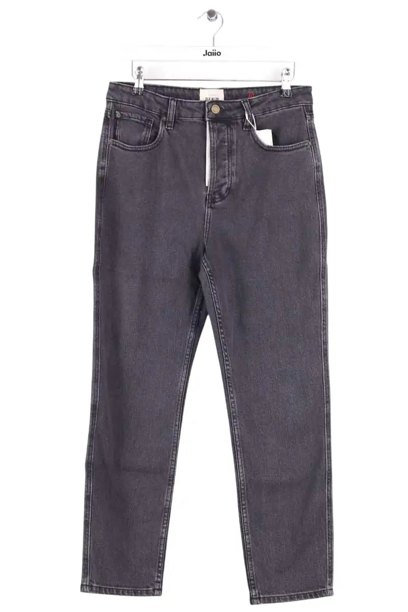 Jean droit Sézane Anthracite en Coton, taille L - Seconde Main